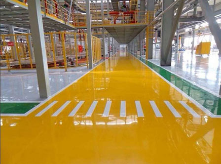 Epoxy self-leveling floor